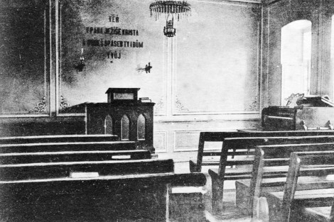 sál (dnešní jídelna)