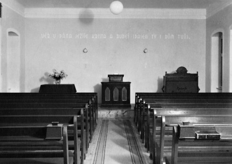 sál (dnešní jídelna)