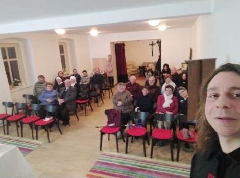 husitský farní dům v Prachaticích