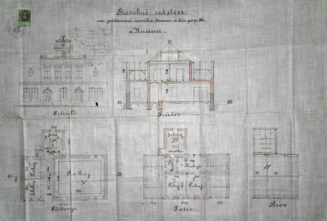 plán původní modlitebny