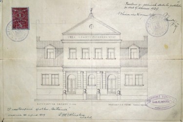 Modlitebna po přestavbě r. 1929