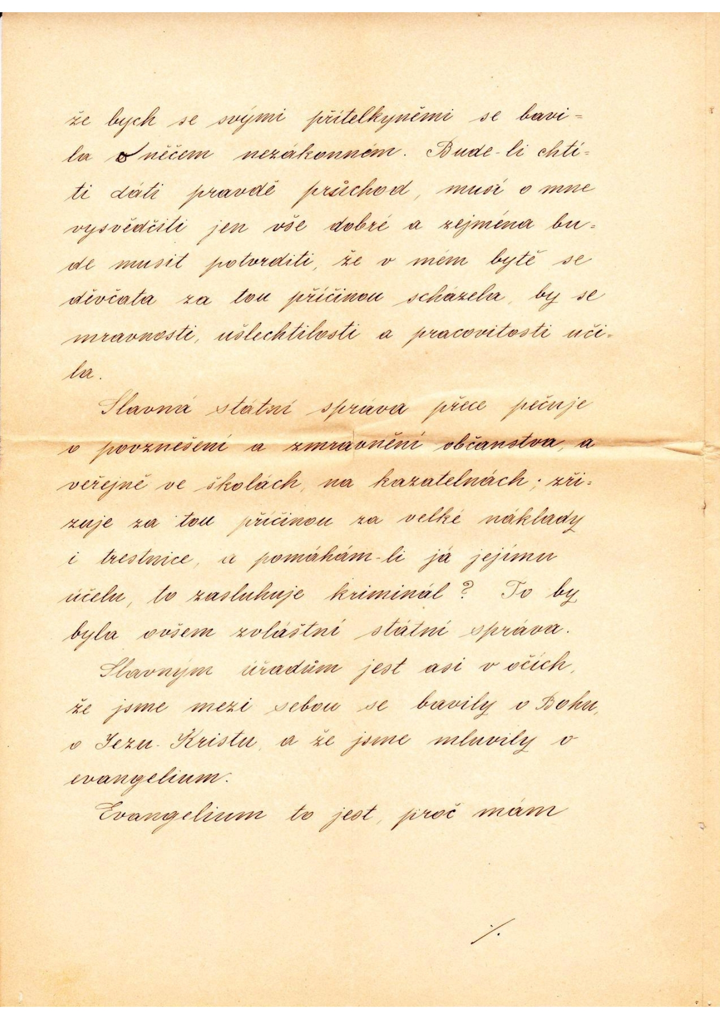 stížnost sestry Zelinkové proti pokutě